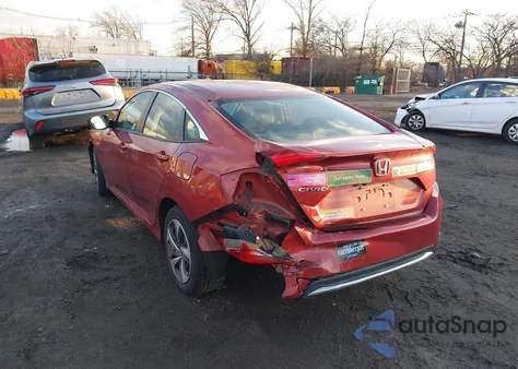 2020 Honda Civic Lx из США, поврежденный, VIN 2HGFC2F62LH541724